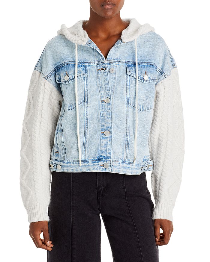 BLANKNYC Mixed Media Jacket Bloomingdale's