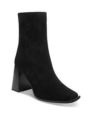 SAM EDELMAN WOMEN'S IVETTE SQUARE TOE HIGH HEEL BOOTIES