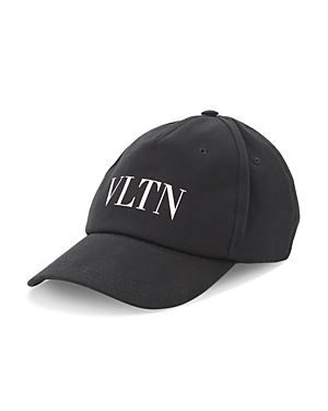 Shop Valentino Baseball Cap In Black/white