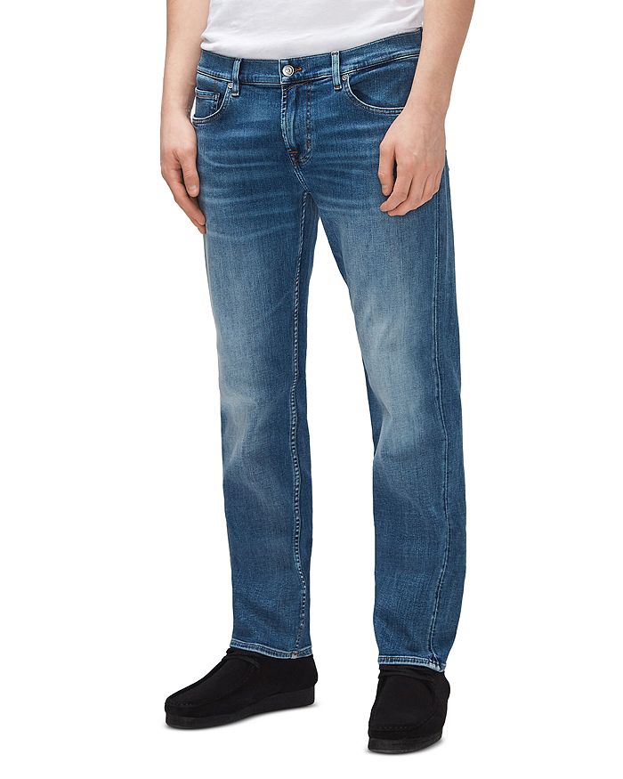 7 For All Mankind Slimmy Squiggle Jeans in Intuitive Blue Wash ...