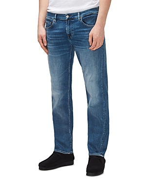 7 For All Mankind Slimmy Squiggle Jeans In Intuitive Blue Wash