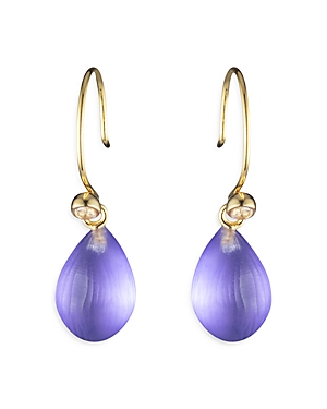 Alexis Bittar Teardrop Earrings In Purple/gold