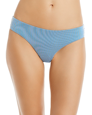 Onia Daisy Striped Bikini Bottom