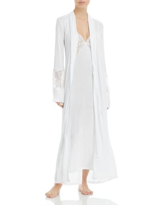 La Perla Brigitta Lace Inset Long Robe | Bloomingdale's