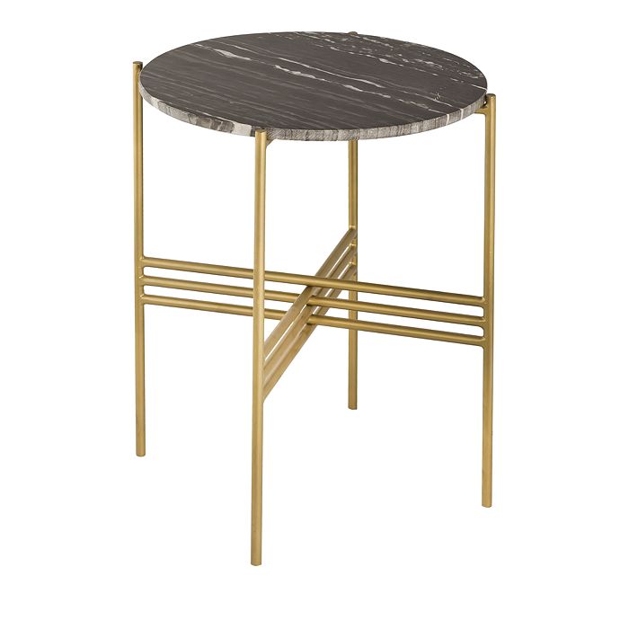 TOV Furniture Cress Marble Black Side Table Bloomingdale's