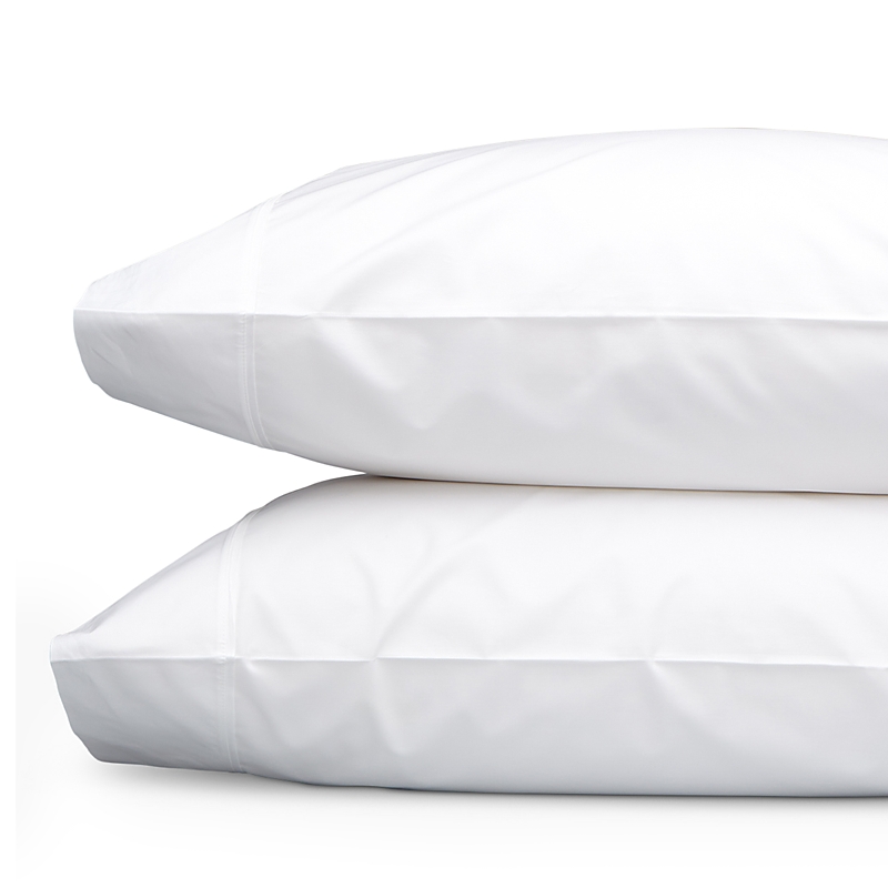 Matouk Gatsby Hemstitch Standard Pillowcase, Pair In White