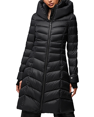 SOIA & KYO QUILTED LONG COAT