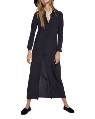 The Kooples Glam Silk Shirt Dress