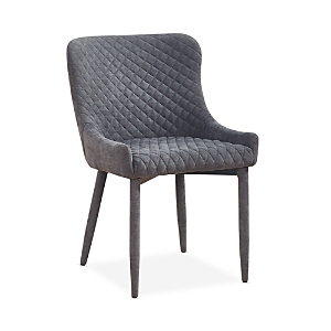 Tov Furniture Draco Gray Velvet Chair