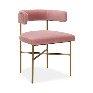 Tov Furniture Kim Performance Velvet Chair In Blush