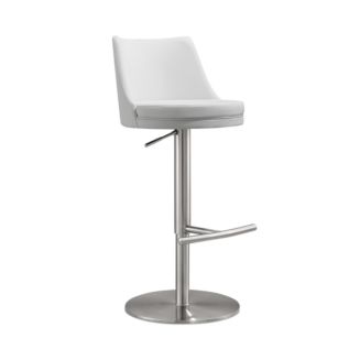 Reagan Performance Faux Leather Adjustable Stool