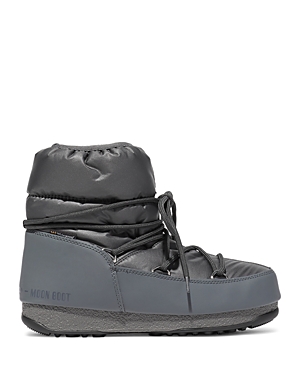Shop Moon Boot Women's Low Lace Up Cold Weather Boots In Castlerock