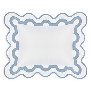 Matouk Mirasol Matelasse Boudoir Sham In Hazy Blue