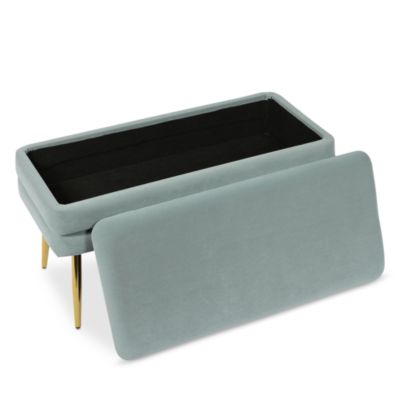 Ziva Velvet Storage Bench