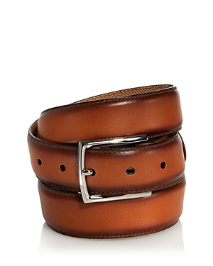 Shop Cole Haan Men's Harrison Grand Leather Belt In Tan