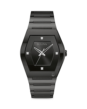Shop Bulova Modern Watch, 40mm In Black