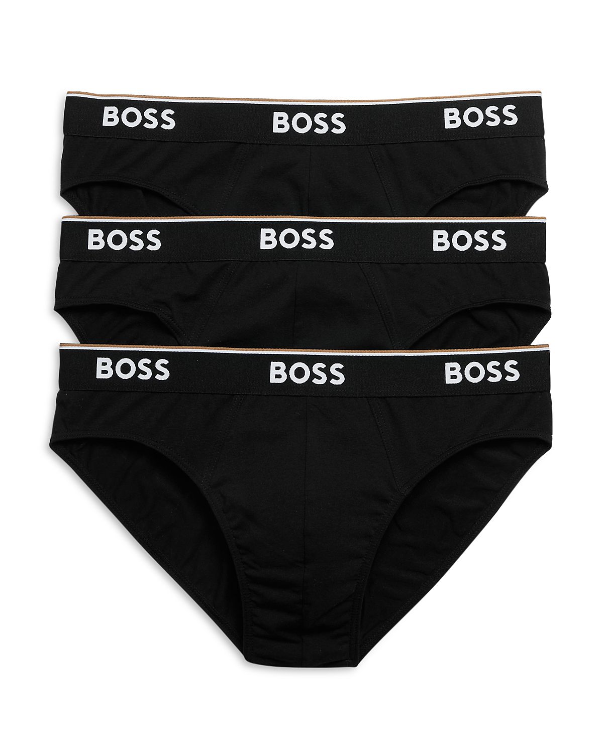 Boss Power Cotton Blend Briefs, Pack of 3
