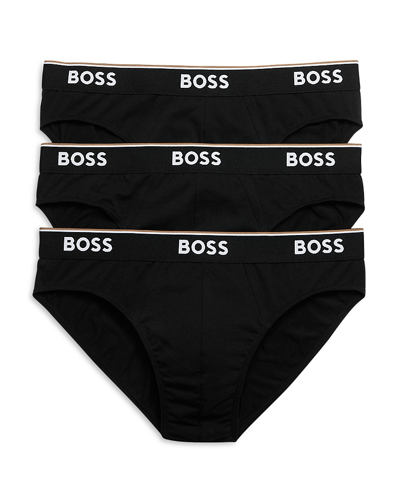 HUGO BOSS POWER COTTON BLEND BRIEFS, PACK OF 3