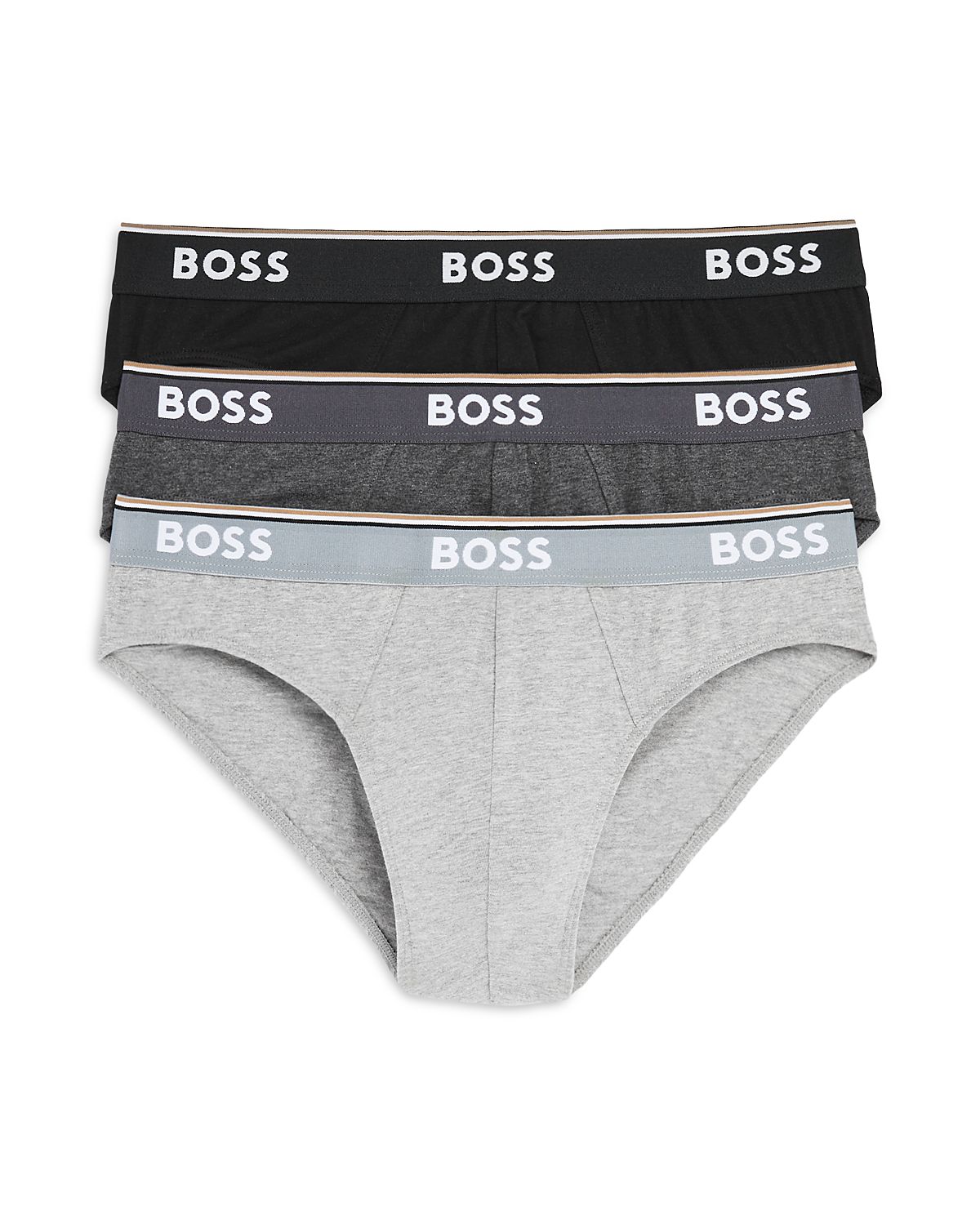 Boss Power Cotton Blend Briefs, Pack of 3
