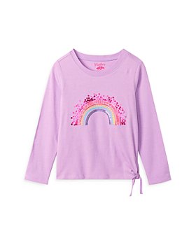 Girls Rainbow Embroidered Long Sleeve Tee Little Kid Bloomingdales Girls Clothing T-shirts Long Sleeved T-shirts 