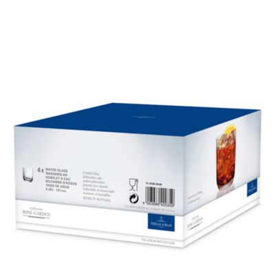 Rose Garden Water/Juice Tumbler, Set of 4