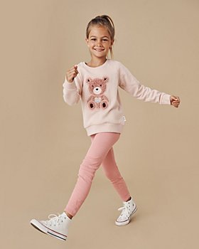 Bloomingdales Girls Clothing Sweaters Sweatshirts Little Kid Big Kid Girls Bridget Love More Raglan Sweatshirt 