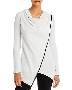 Marc New York Performance Draped Tunic In White Heather
