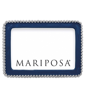 Mariposa Beaded 4 X 6 Frame In Blue
