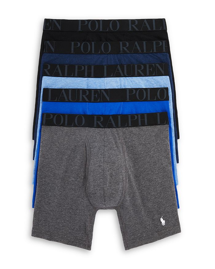 Polo Ralph Lauren Stretch Logo Waistband Classic Fit Boxer Briefs, Pack ...