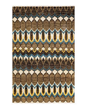 Bloomingdale's Artisan Collection Modern M1590 Area Rug, 6' X 9'1 In Green