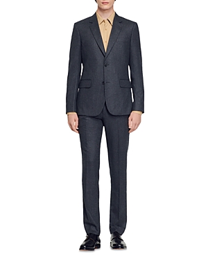 Sandro Wool Flannel Suit Jacket Sandro Wool Flannel Suit Jacket