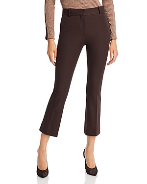 Frame Le Crop Mini Bootcut Trousers In Americano
