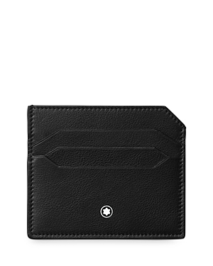 Shop Montblanc Meisterstuck Selection Soft Card Holder 6cc In Black