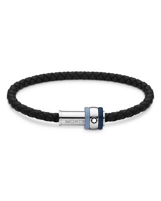 Montblanc - 1858 Ice Sea Leather Bracelet