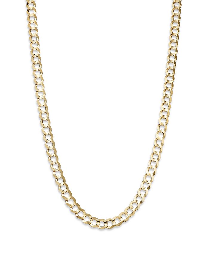Bloomingdale's - Men's Comfort Curb Link Chain Necklace in 14K Yellow Gold, 22" - 100% Exclusive