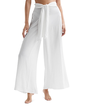 Reiss Gemma Resort Trousers In White