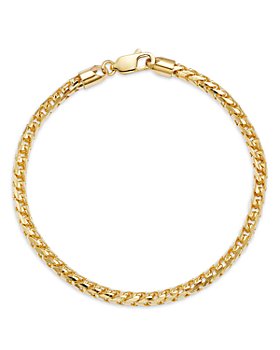 Bloomingdale's - Men's Franco Link Chain Bracelet in 14K Yellow Gold - 100% Exclusive