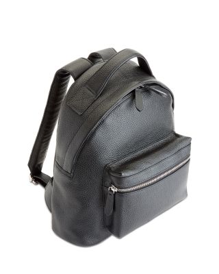 Compact Leather Travel Backpack