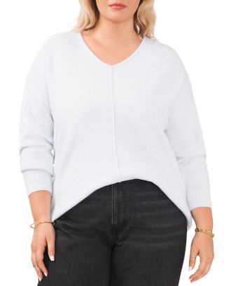 VINCE CAMUTO Plus VINCE CAMUTO Exposed Seam Sweater | Bloomingdale's Women