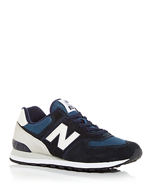 New Balance Men's Classic 574 Low Top Sneakers In Dark Navy