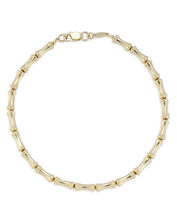 Bloomingdale's Bamboo Link Bracelet in 14K Yellow Gold 100 Exclusive