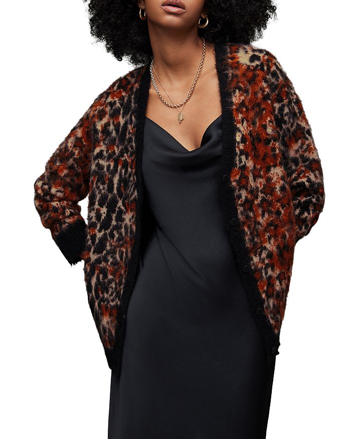 All saints leopard cardigan 2025