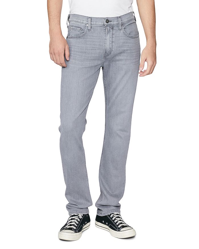 PAIGE Federal Straight Slim Fit Jeans in Bridger | Bloomingdale's