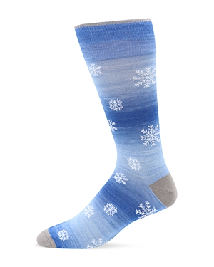 The Men's Store At Bloomingdale's Space Dye Snowflake Socks - 100% Exclusive
