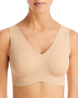 True & Co. True Body Lift Full V-neck Bralette In Desert
