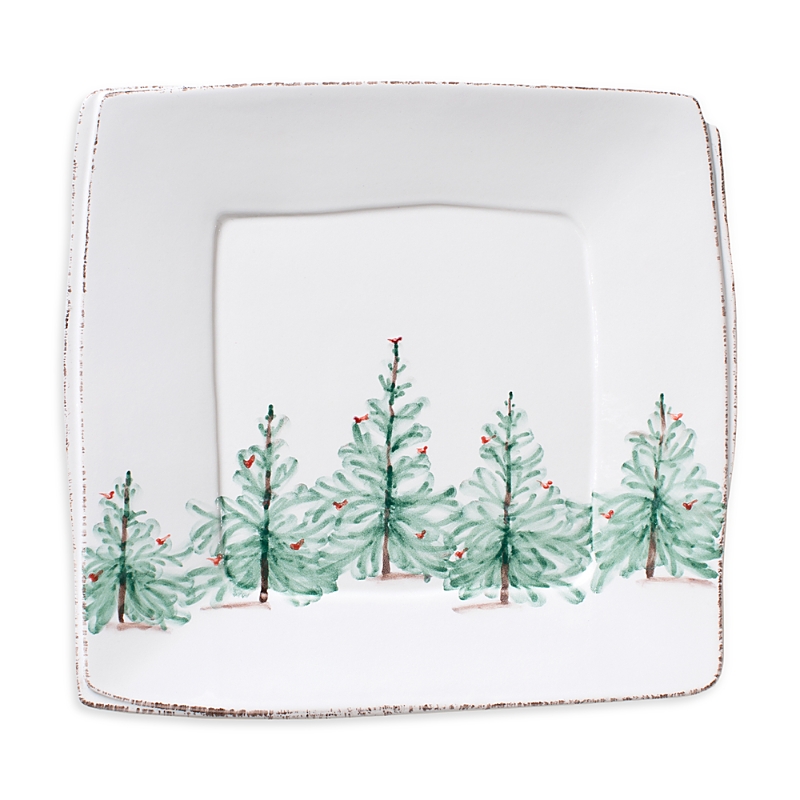 Vietri Melamine Lastra Holiday Square Platter