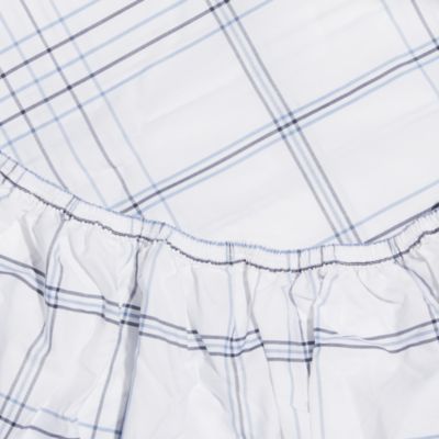 August Plaid Fitted Sheet, Queen