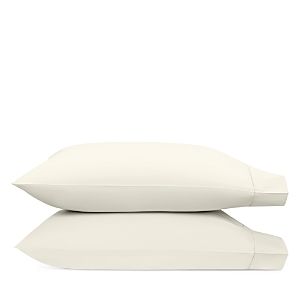Matouk Gatsby Hemstitch Standard Pillowcase, Pair In Ivory