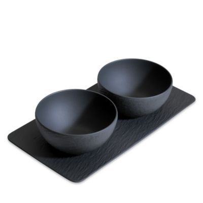 Manufacture Rock 3 Piece Condiment Set