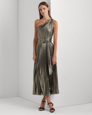 Lauren ralph lauren one shoulder dress hotsell